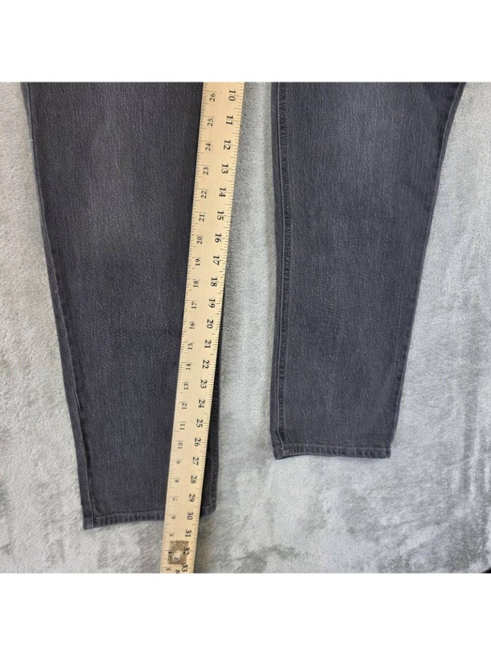 Old Navy Mid Rise Wow Boyfriend Jeans Womens 6 Charcoal Wash Stretch Denim - Picture 11 of 14